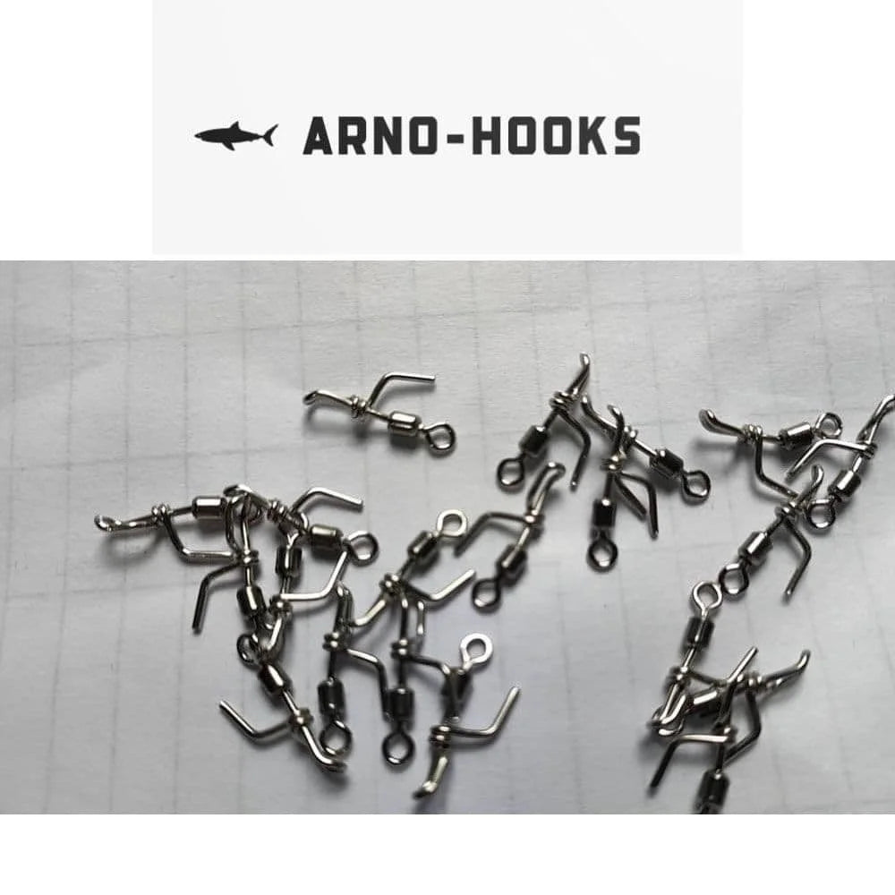Arno Stainless Steel Power Matt Black Cascade Swivels