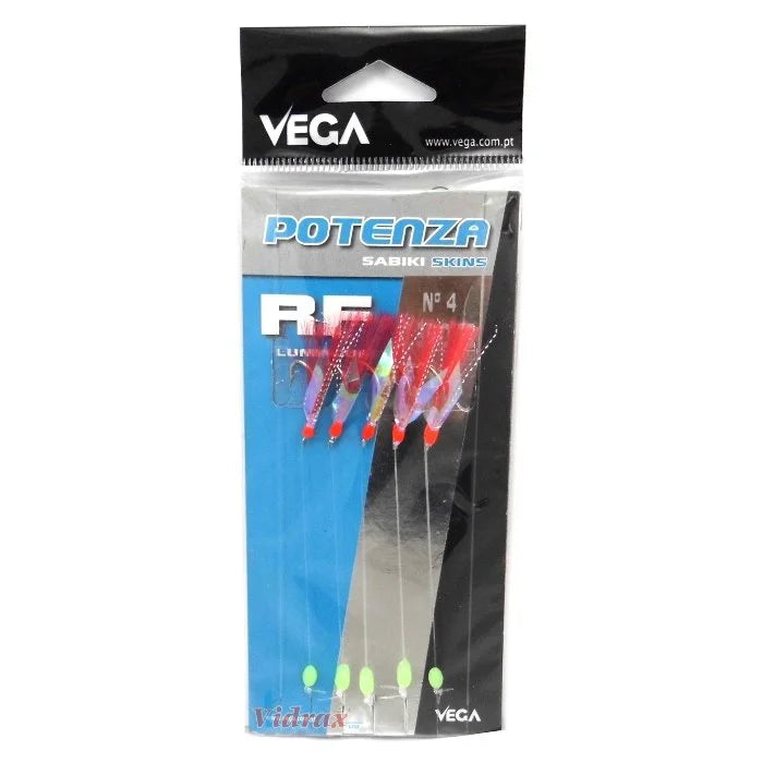Sabiki Trigger Red Feather - Vega Feathers