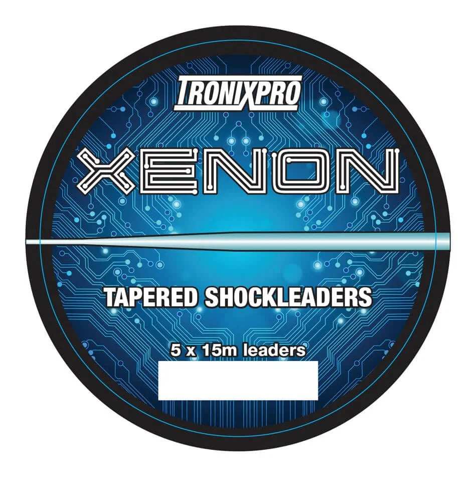 Xenon Tapered Leaders | Clear | 0.35-0.70mm | 15lb-60lb | 5x15m