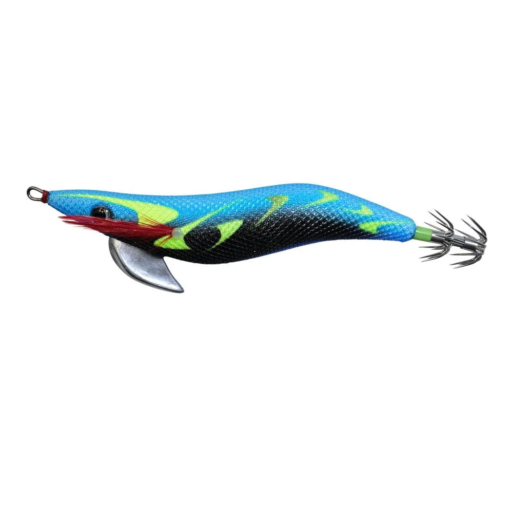 HTO Ika Prey Squid Jig  Electric Blue 105mm 9.5g