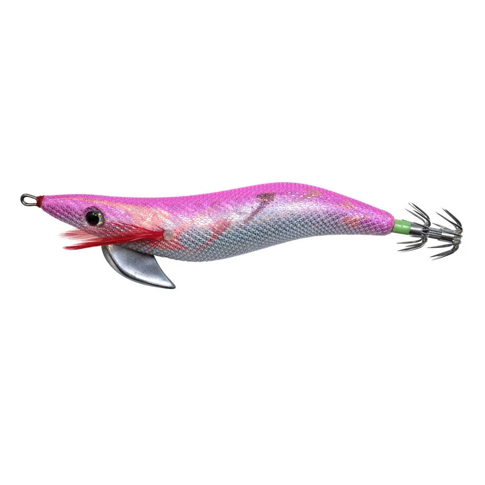 HTO Ika Prey Squid Jig Pink Flash 105mm 9.5g