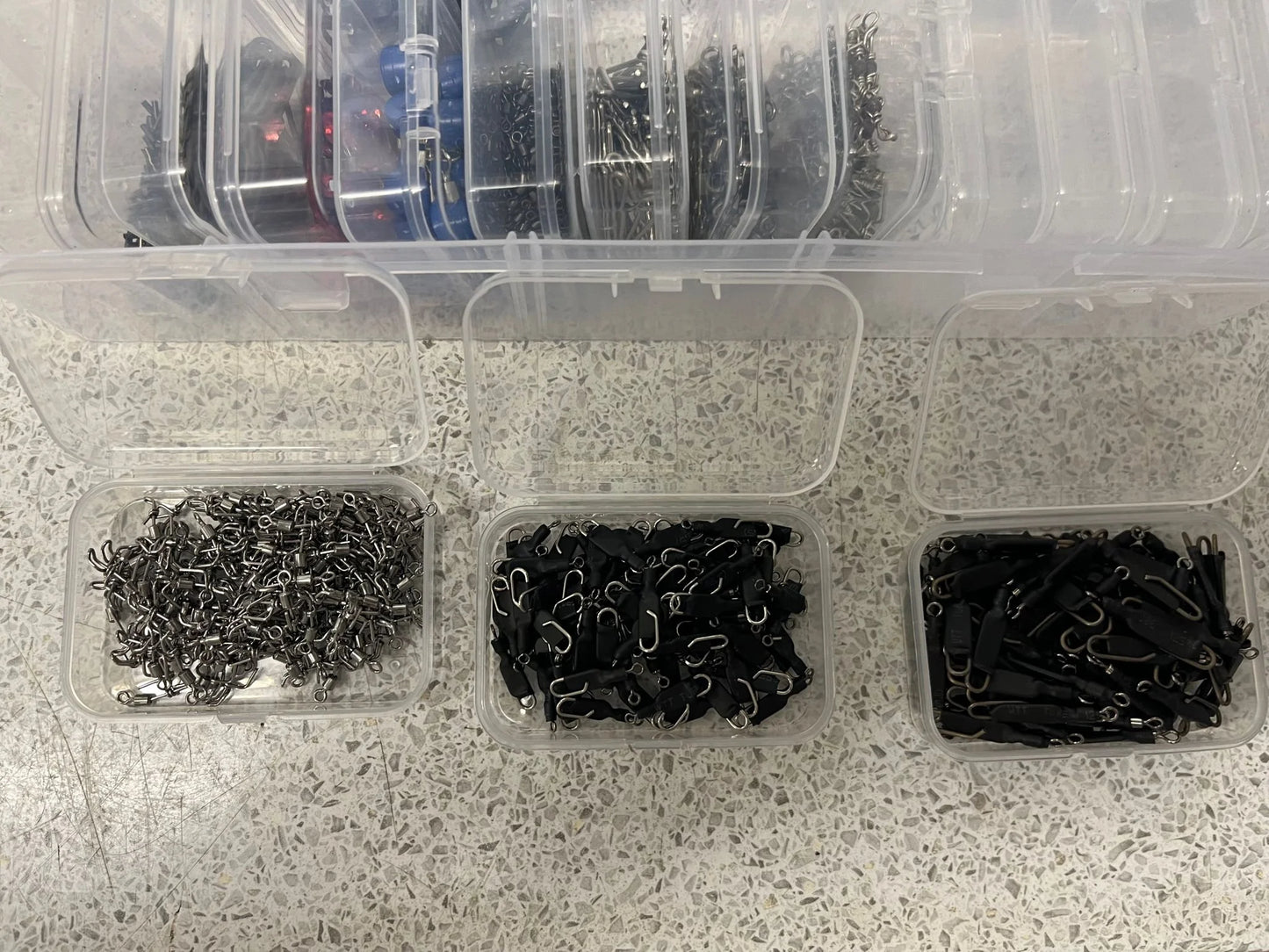 Plastic Clear Storage Organiser 26 Smaller Boxes (Tackle Not Included)