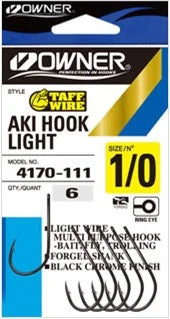 Aki Light, Black Nickel (4170-091) Hook