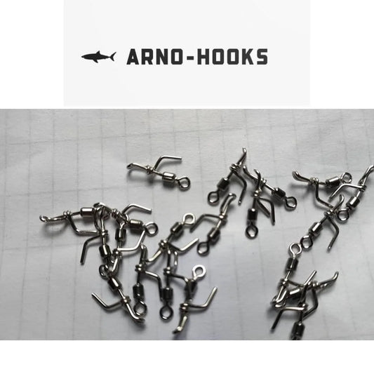 Arno Stainless Steel Power Matt Black Cascade Swivels