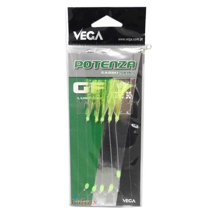 Sabiki Trigger Green Feather - Vega Feathers