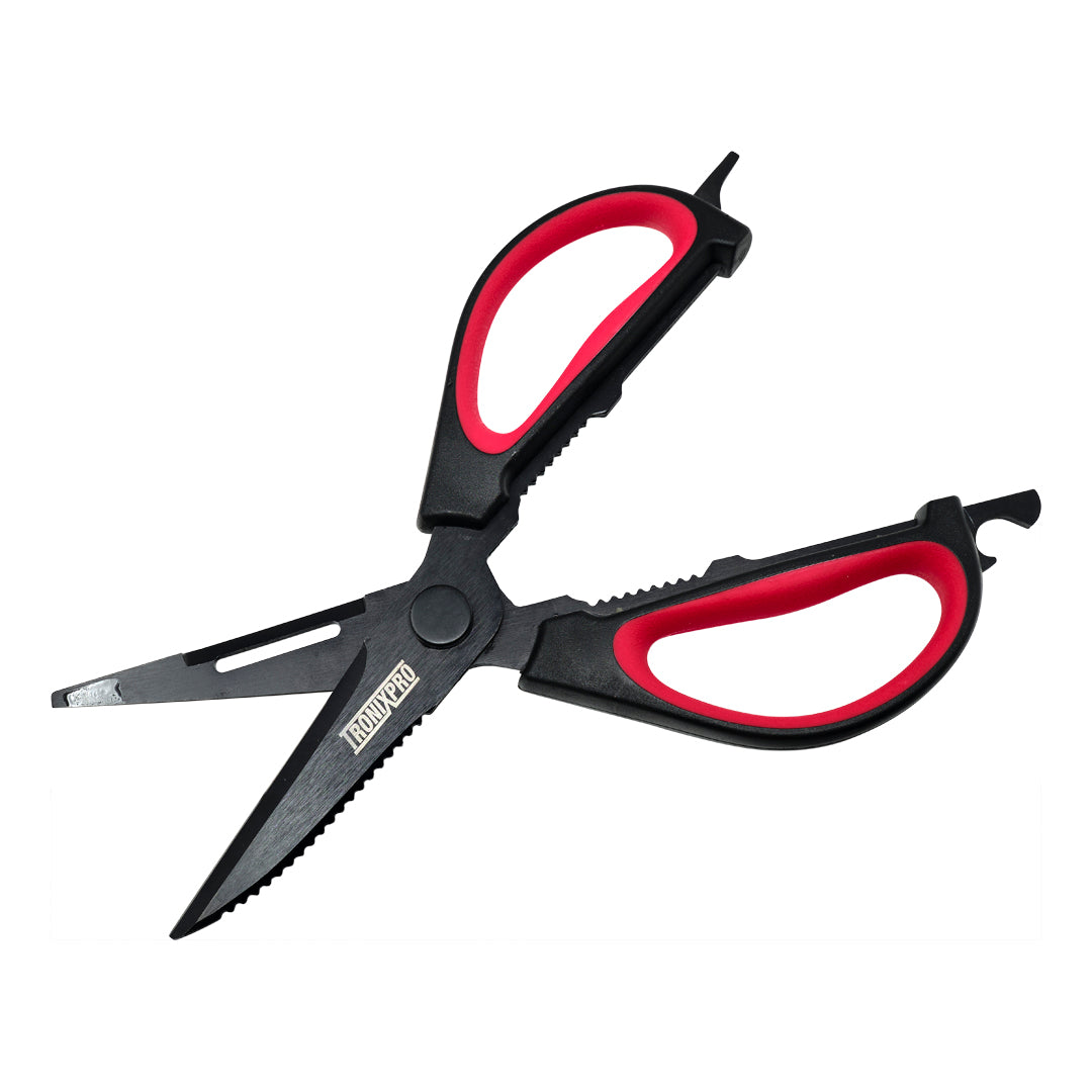 Bait Shears | 10″ | 25cm | Red/Black